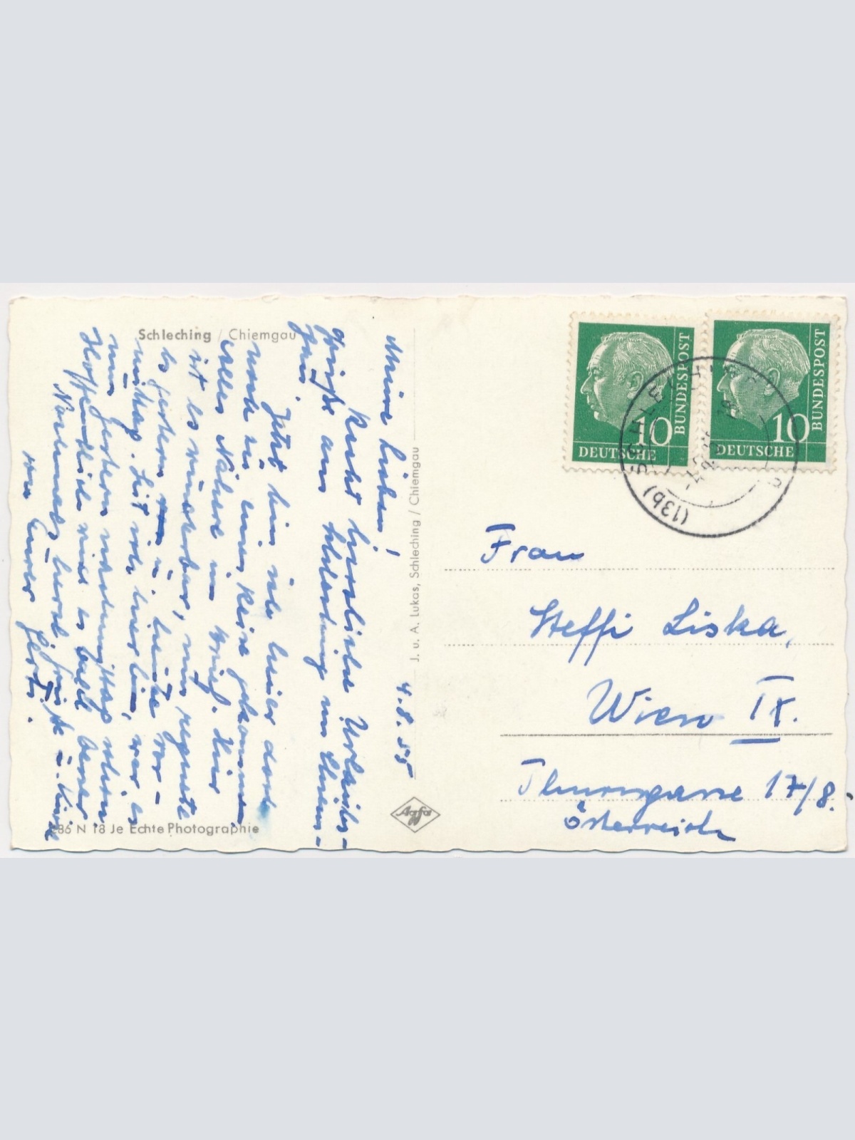 AK, Schleching, Bayern, Ansichtskarte (S3755)