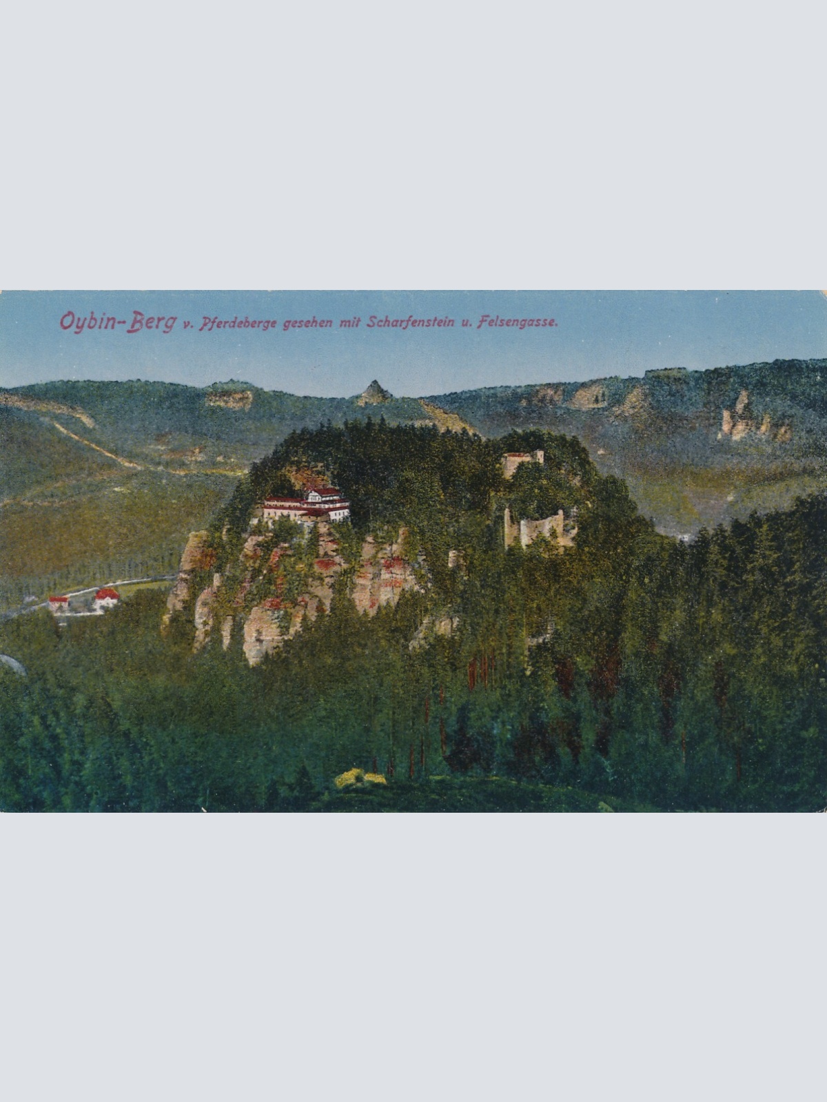 AK, Oybin-Berg, Sachsen, Ansichtskarte (S3760)