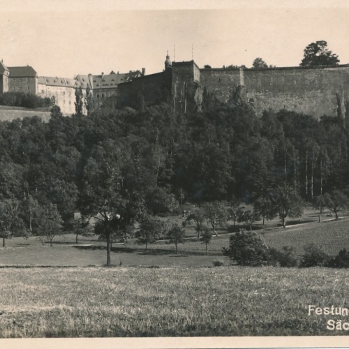 AK, Festung Königstein, Sachsen, Ansichtskarte (S3761)
