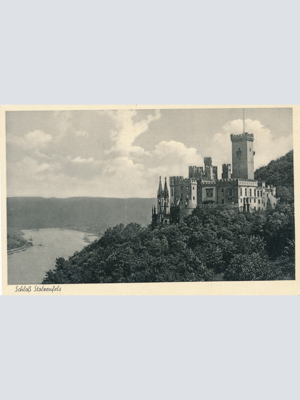 AK, Schloss Stolzenfels, Rheinland-Pfalz, Ansichtskarte (S3763)