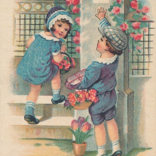 AK, Herzlichen Glückwunsch zum Namenstage, Ansichtskarte (S3660)