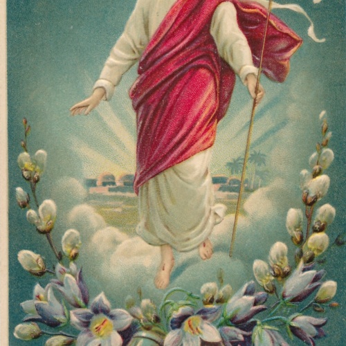 AK, Gesegnete Ostern, der Herr ist wahrhaftig auferstanden Ansichtskarte (S3678)