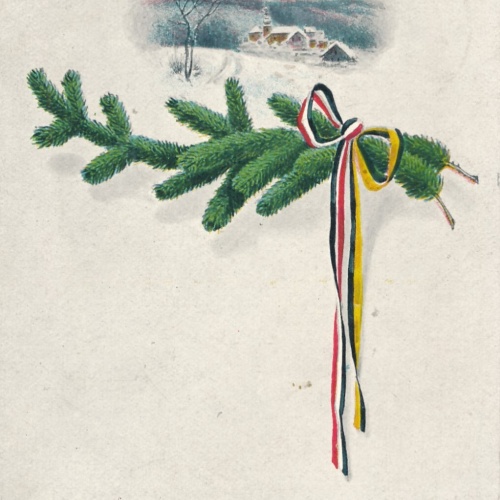 AK, Glück und Frieden im Neuen Jahr, Ansichtskarte (S3662)