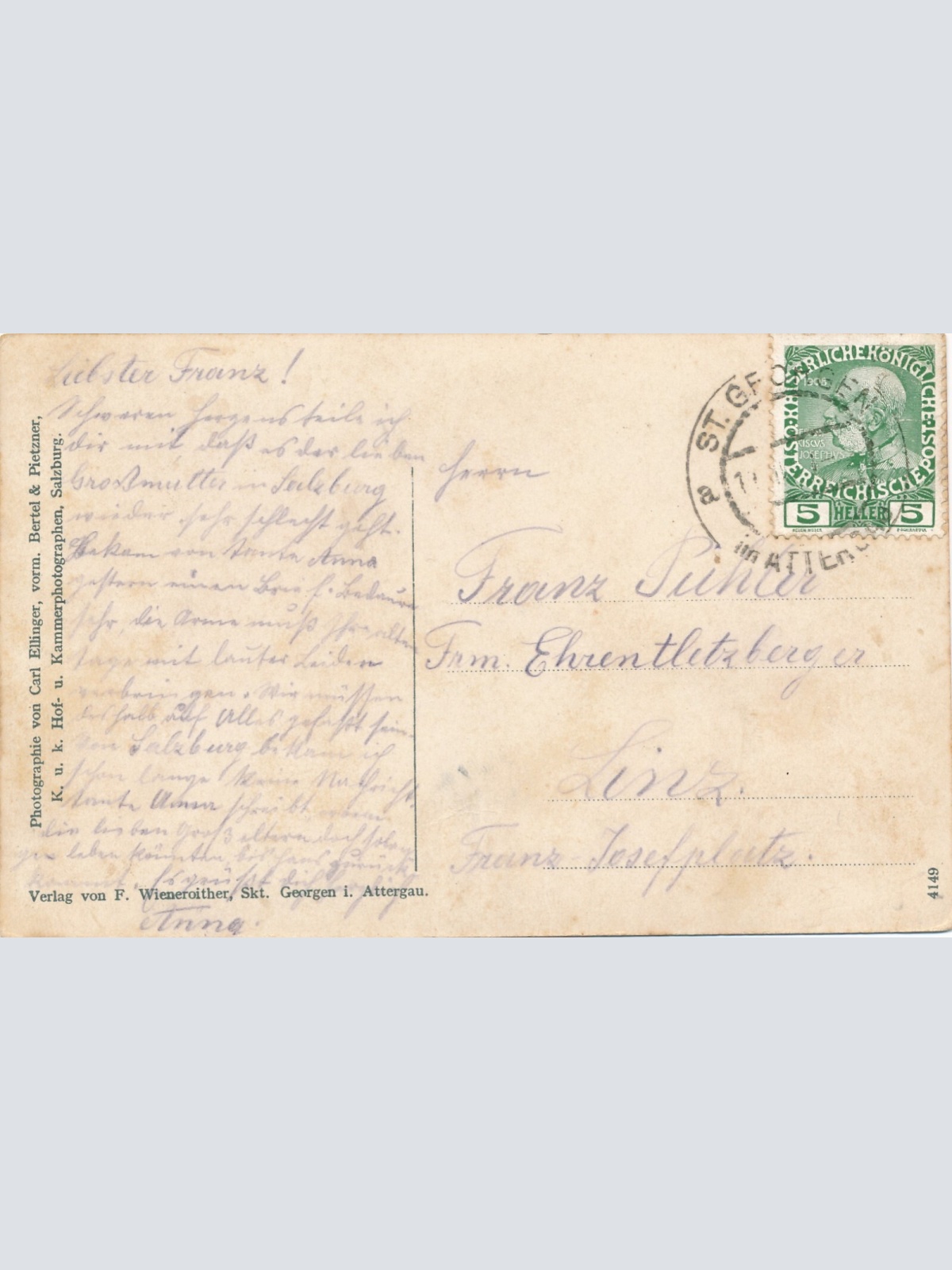 AK, Sankt Georgen im Attergau, Oberösterreich (S3474)