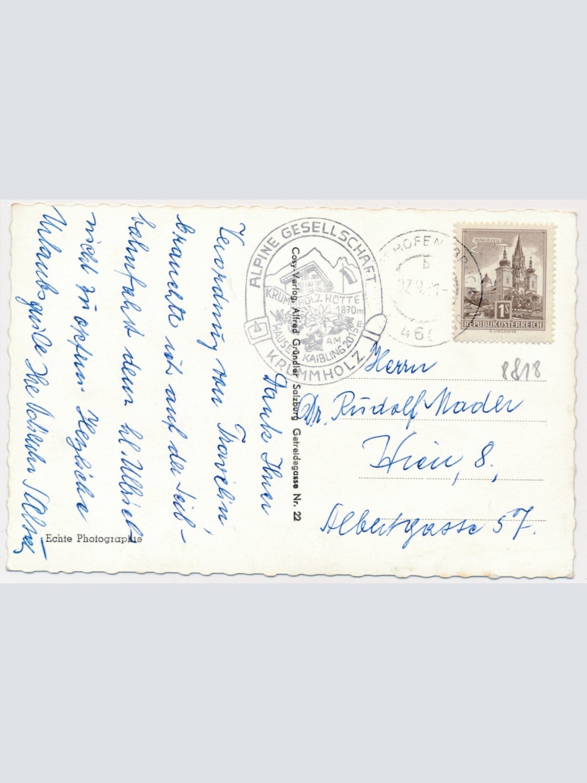 AK, Seilbahn, Haus, Steiermark (S3480)