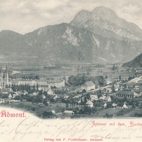 AK gruss aus Admont Steiermark Ansichtskarte (13688)