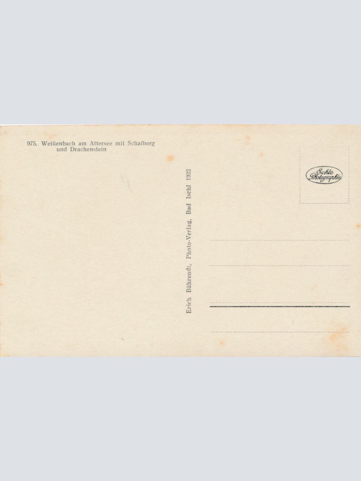 AK, Weißenbach am Attersee, Oberösterreich (S3516)