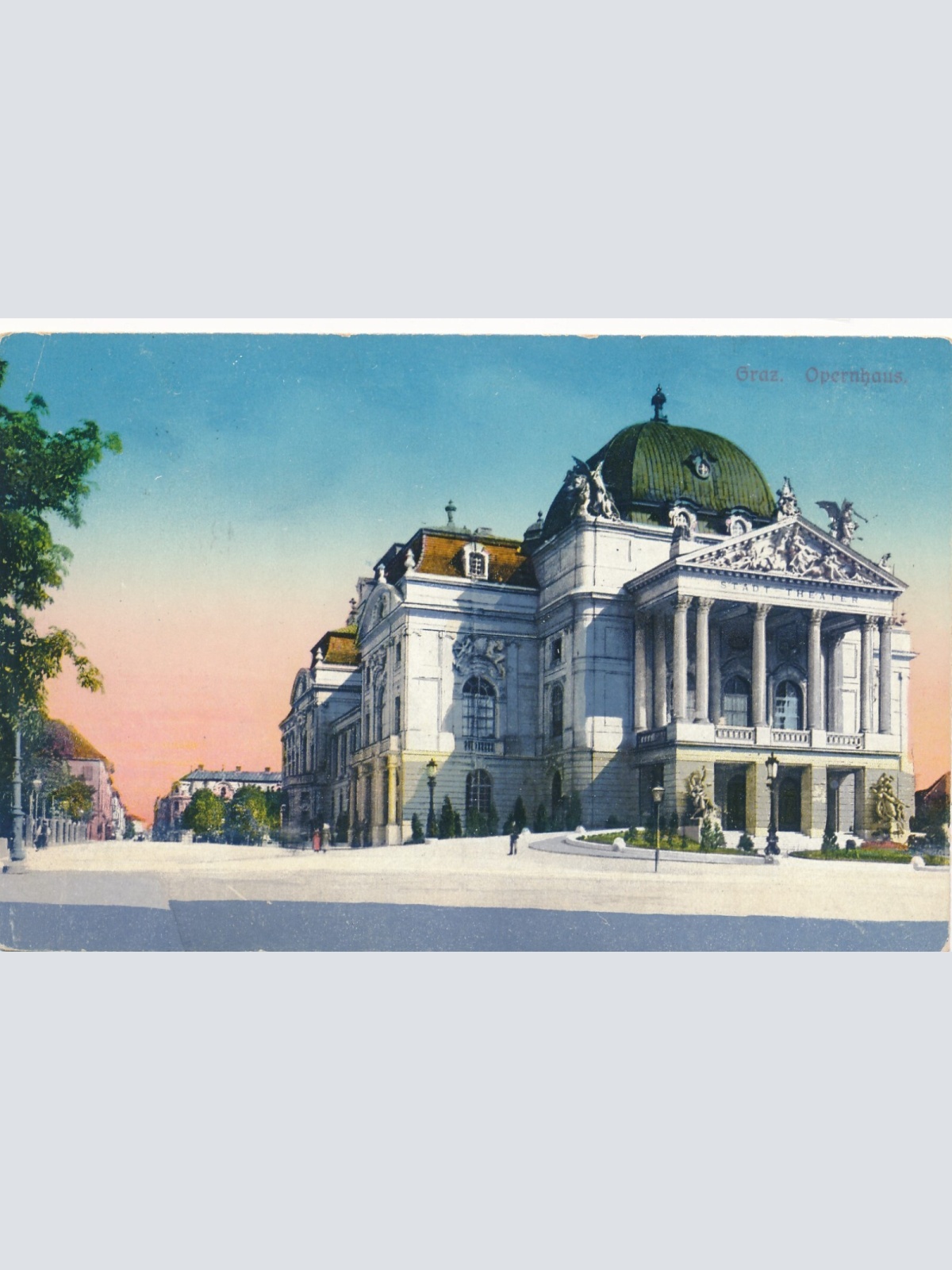 AK aus Graz Opernhaus Steiermark Ansichtskarte (13711)