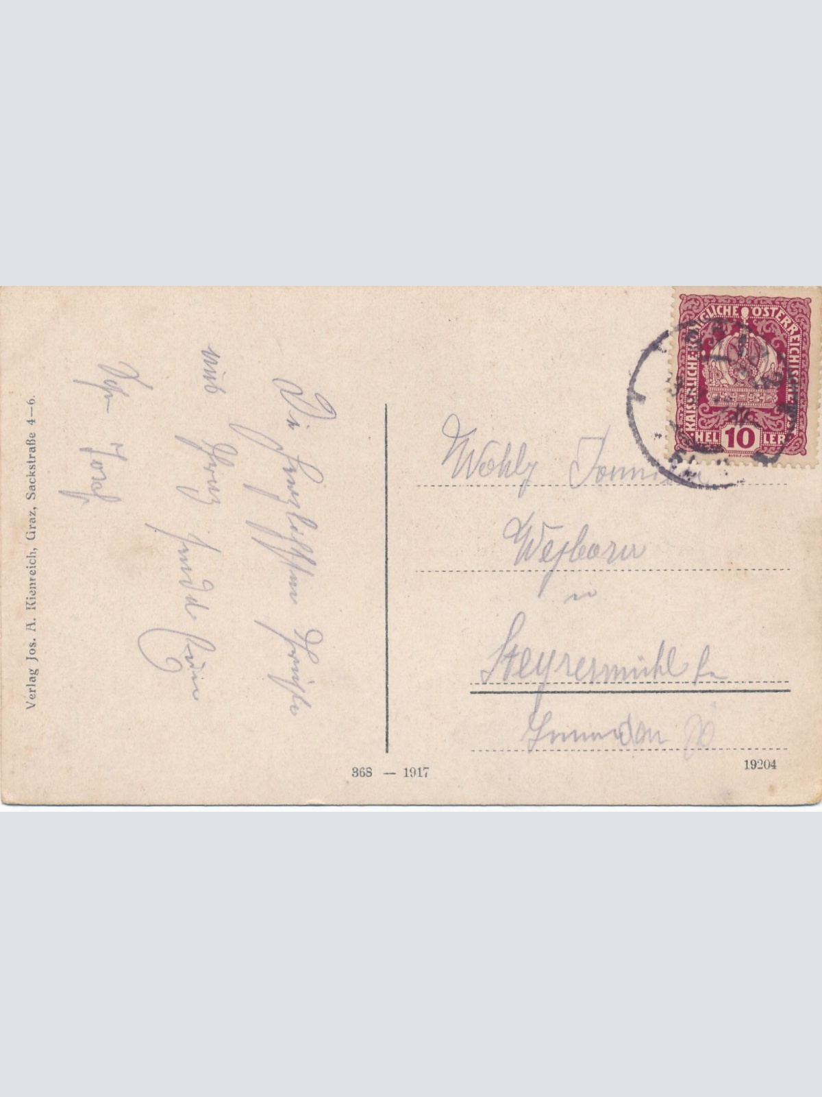 AK aus Graz Uhrturm Steiermark Ansichtskarte (13685)