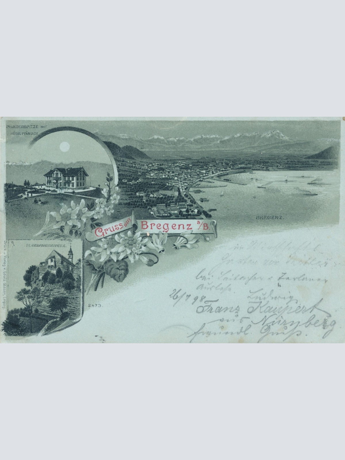 AK, Gruß aus Bregenz, Vorarlberg (S3553)