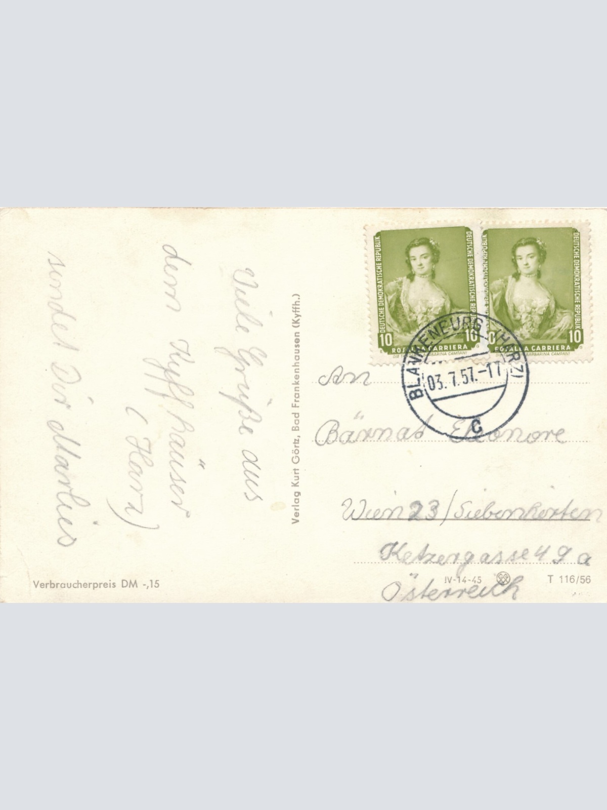 AK, Kyffhäuserland, Thüringen, Ansichtskarte (S3766)