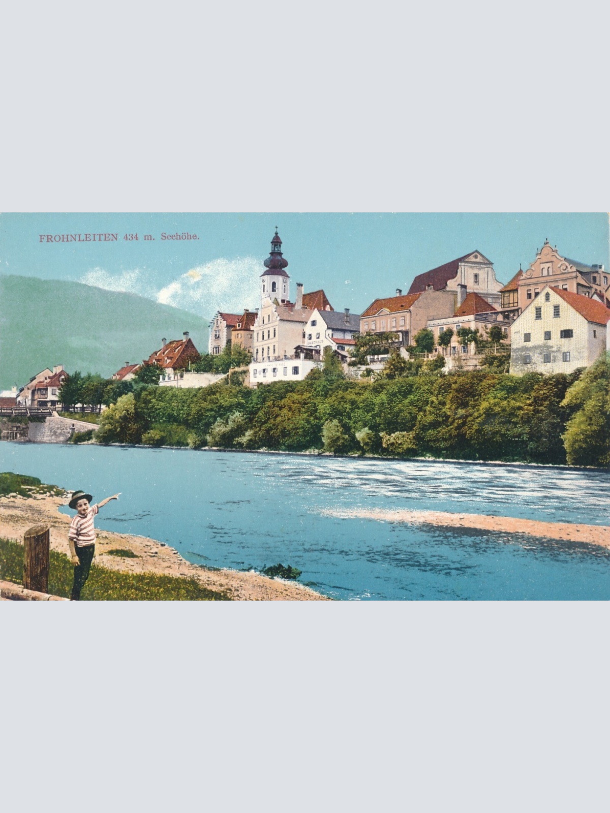 AK aus Frohnleiten mit Kind Ansichtskarte Steiermark (13603)