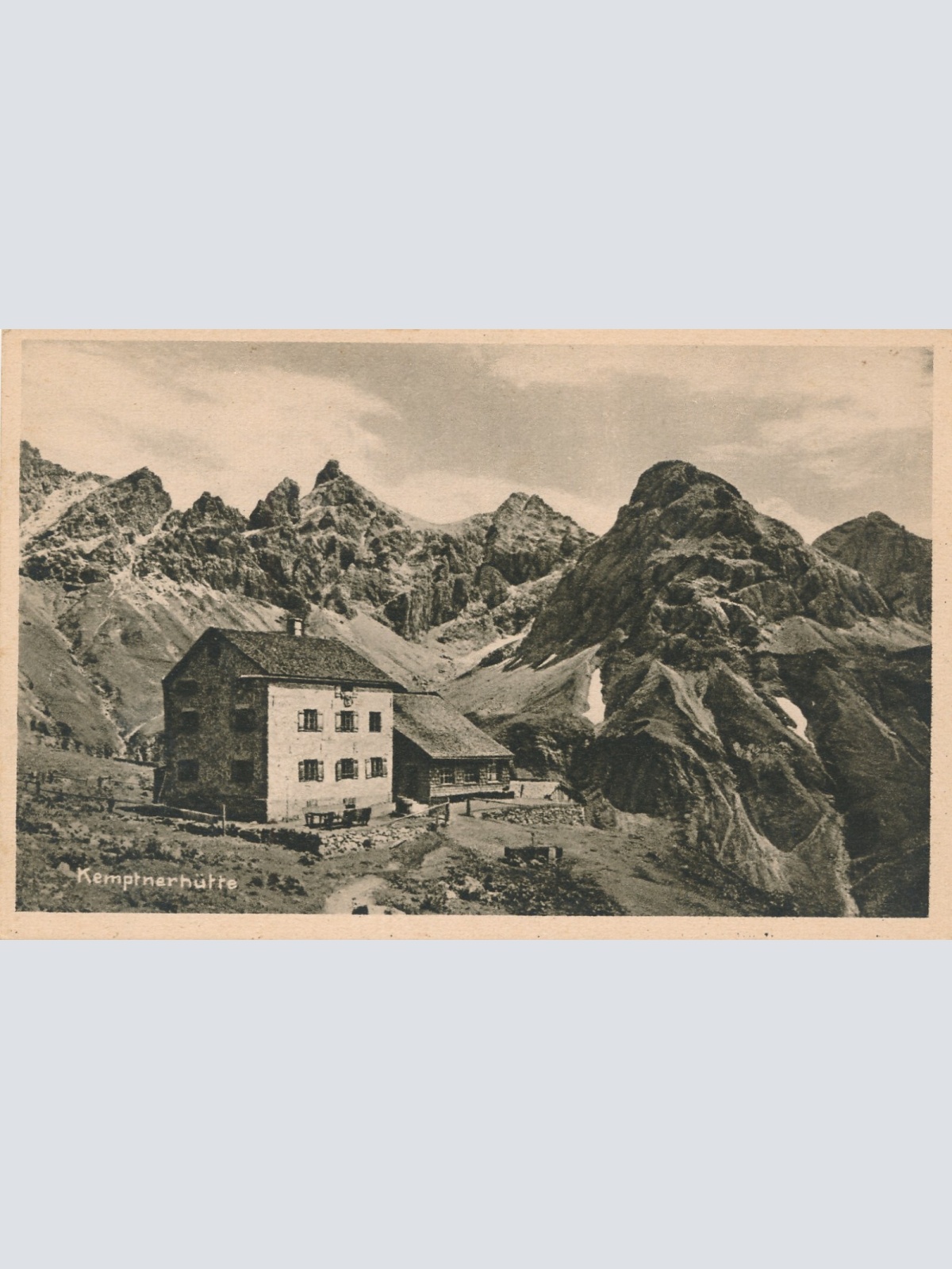 AK, Kemptnerhütte, Bayern, Ansichtskarte (S3797)