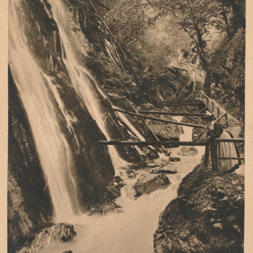 AK, Ramsau bei Berchtesgaden, Wimbachklamm, Bayern, Ansichtskarte (S3806)