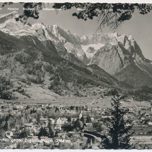 AK, Garmisch-Partenkirchen, Bayern, Ansichtskarte (S3825)