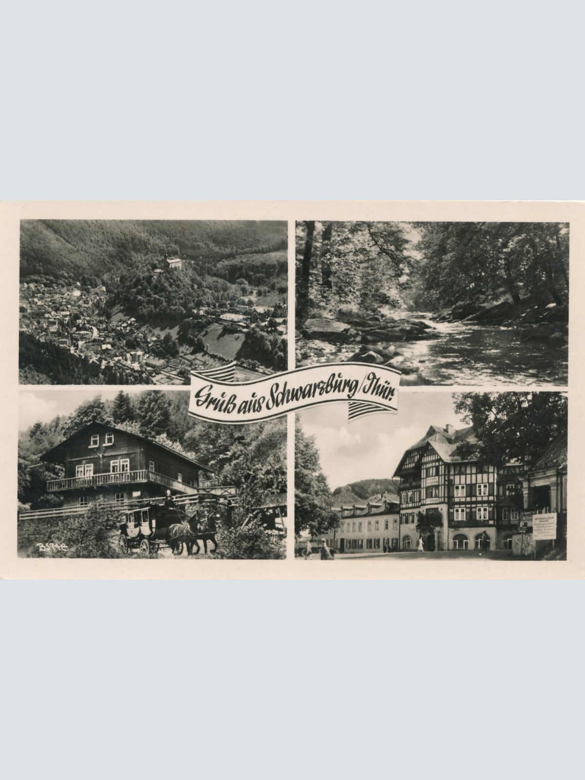 AK, Schwarzburg, Thüringen, Ansichtskarte (S3851)