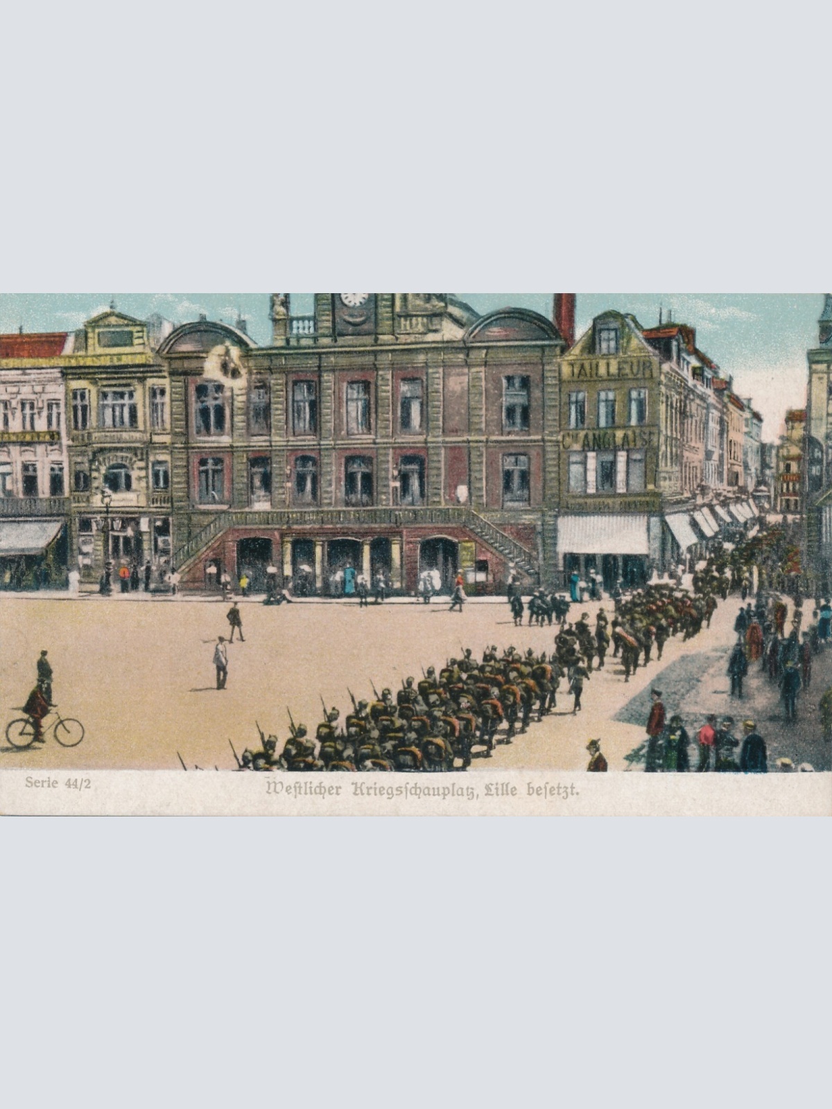 AK Kriegsschauplatz Lille besetzt Ansichtskarte (13790)