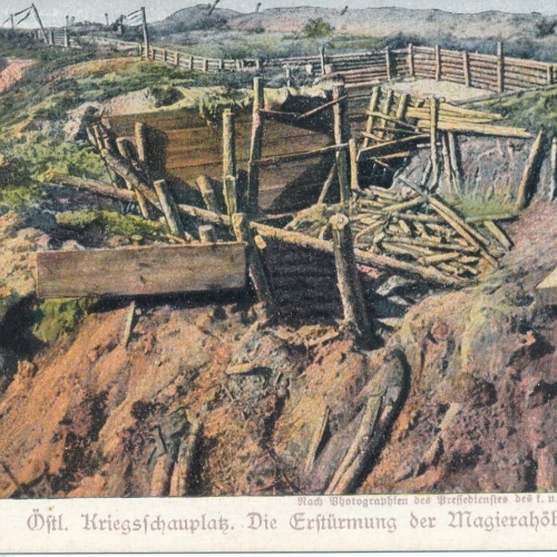 AK die Erstürmung der Magierhöhe Ansichtskarte (13798)