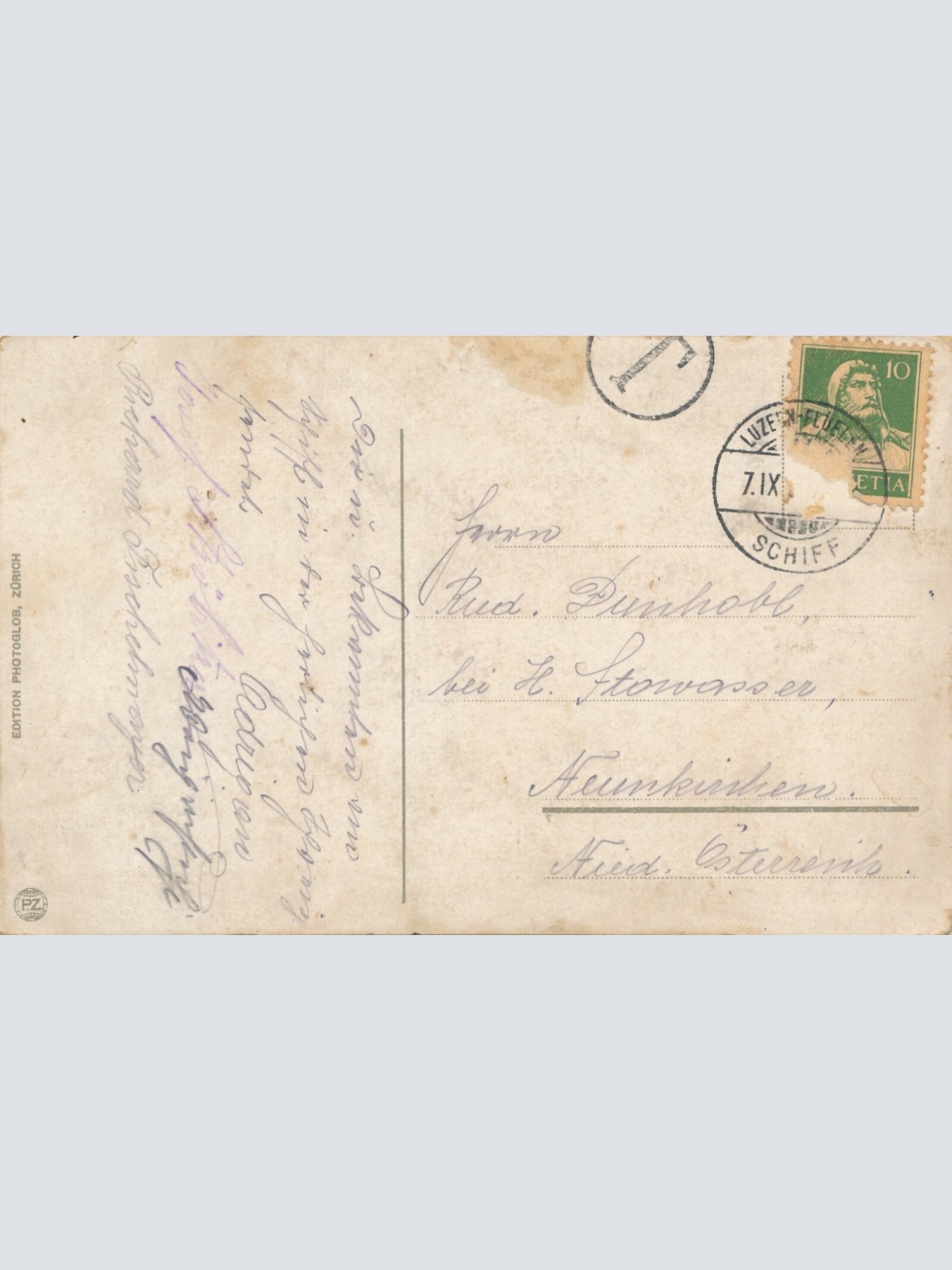 AK, Flüelen, Schweiz, Ansichtskarte (S3897)