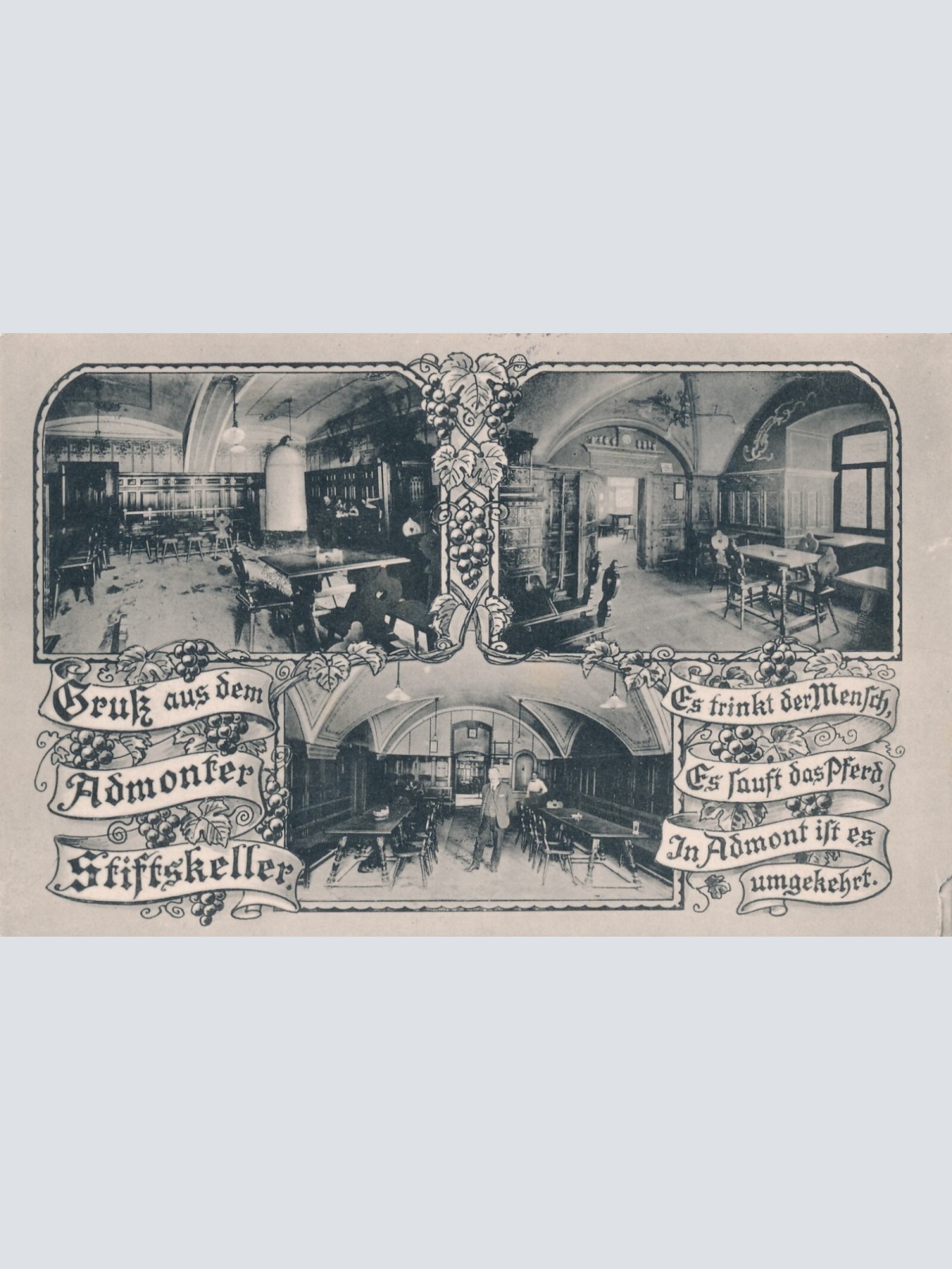 AK aus Admont mit Stiftskeller Innerem Steiermark Ansichtskarte (13812)