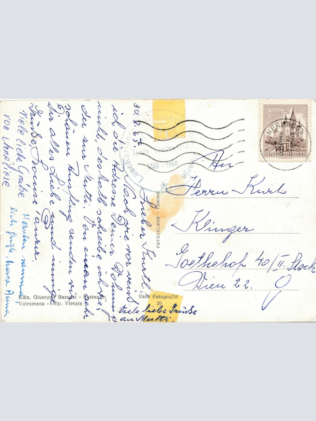 AK, Tarvis, Italien, Ansichtskarte (S3902)