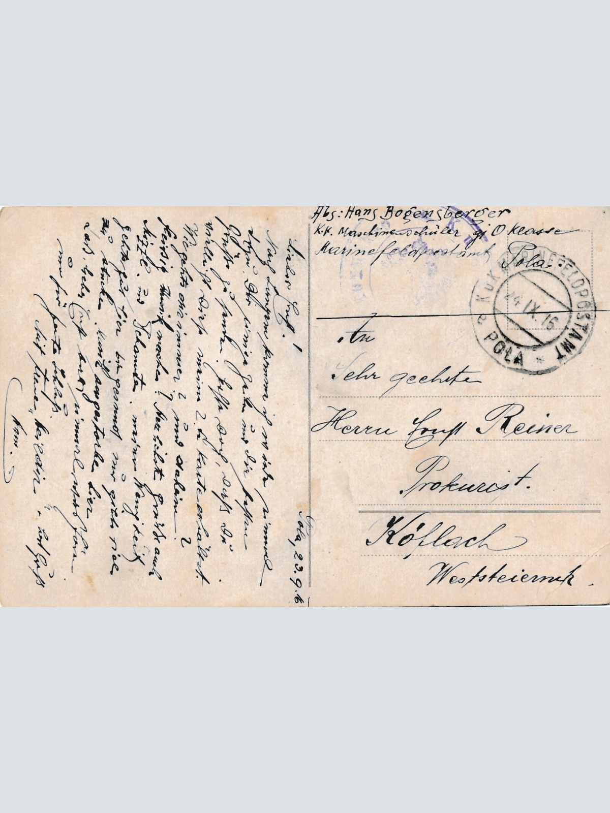 AK, Pola, Pula, Kroatien, Ansichtskarte (S3923)