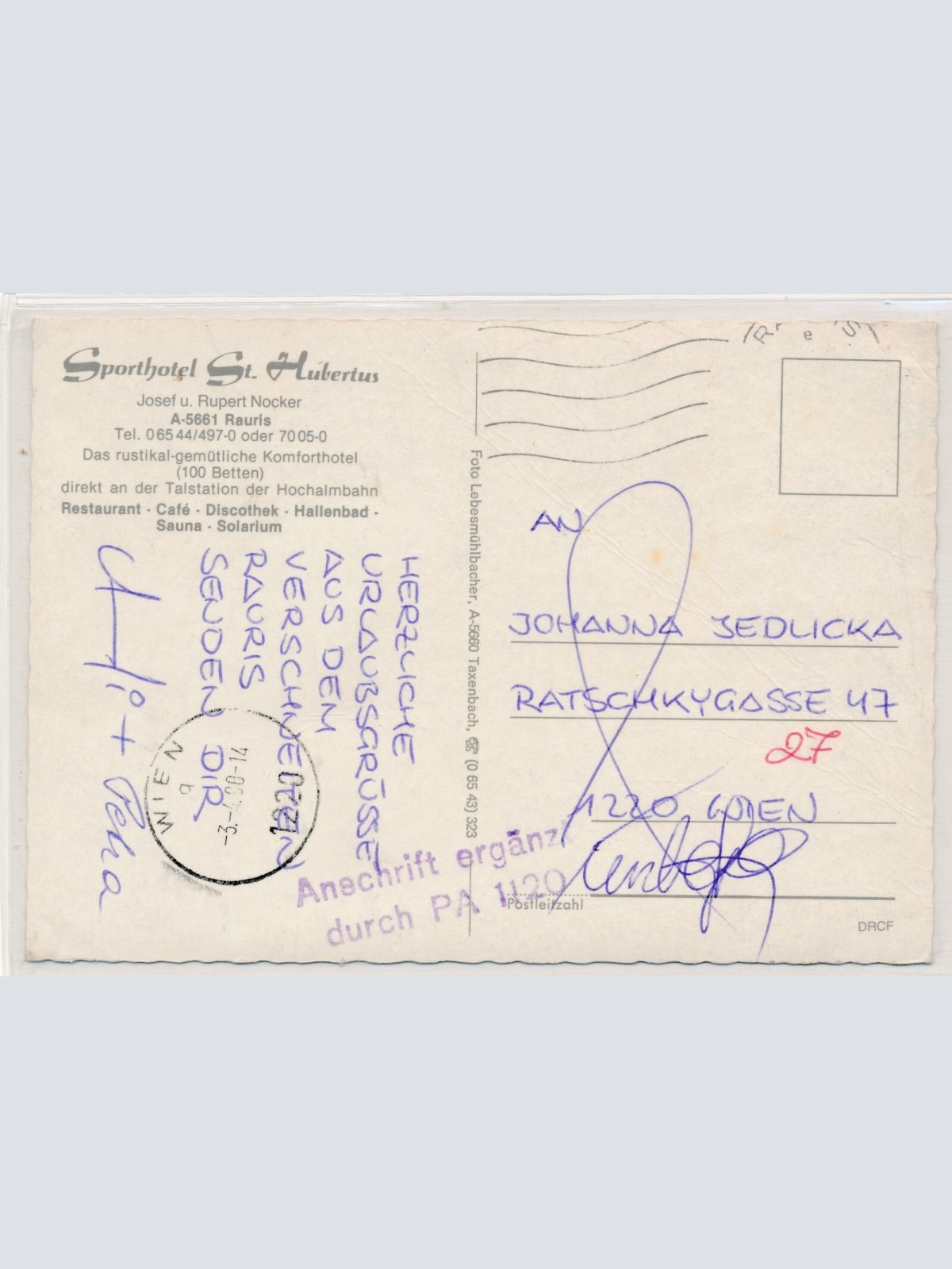 AK, Rauris, Salzburg, Ansichtskarte (S3938)