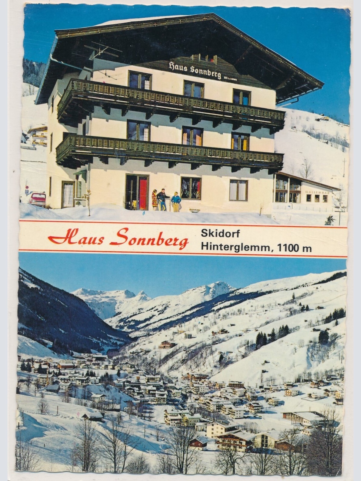 AK, Haus Sonnberg, Hinterglemm, Salzburg, Ansichtskarte (S3940)