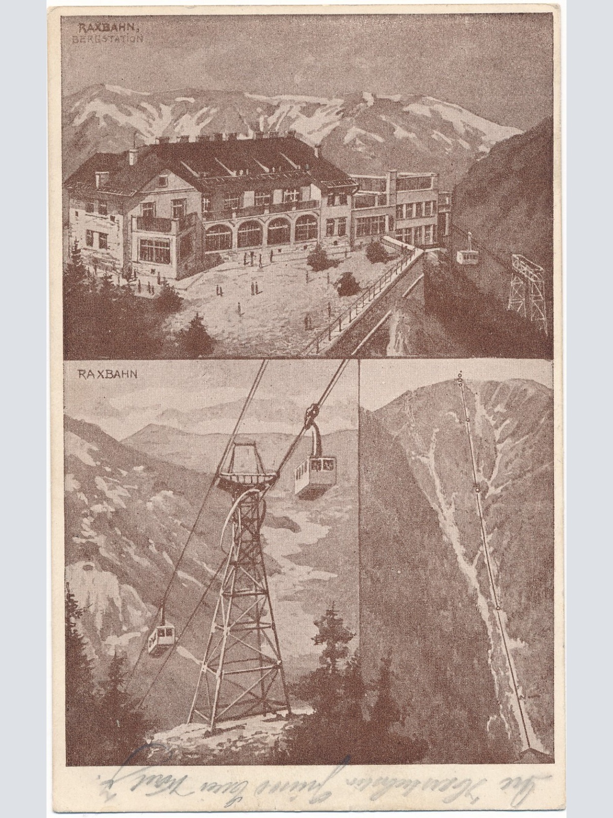 AK, Raxbahn, Niederösterreich, Ansichtskarte (S3956)