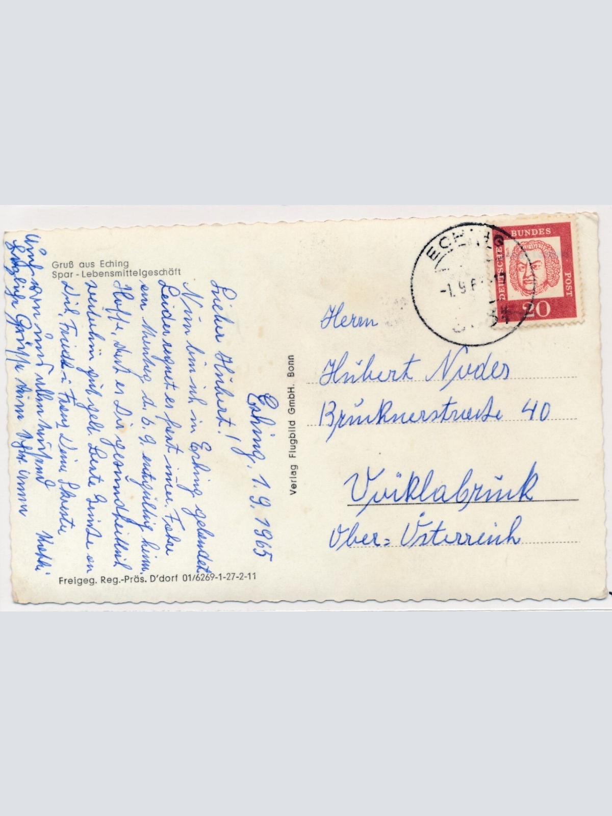 AK, Eching, Bayern, Ansichtskarte (S3965)