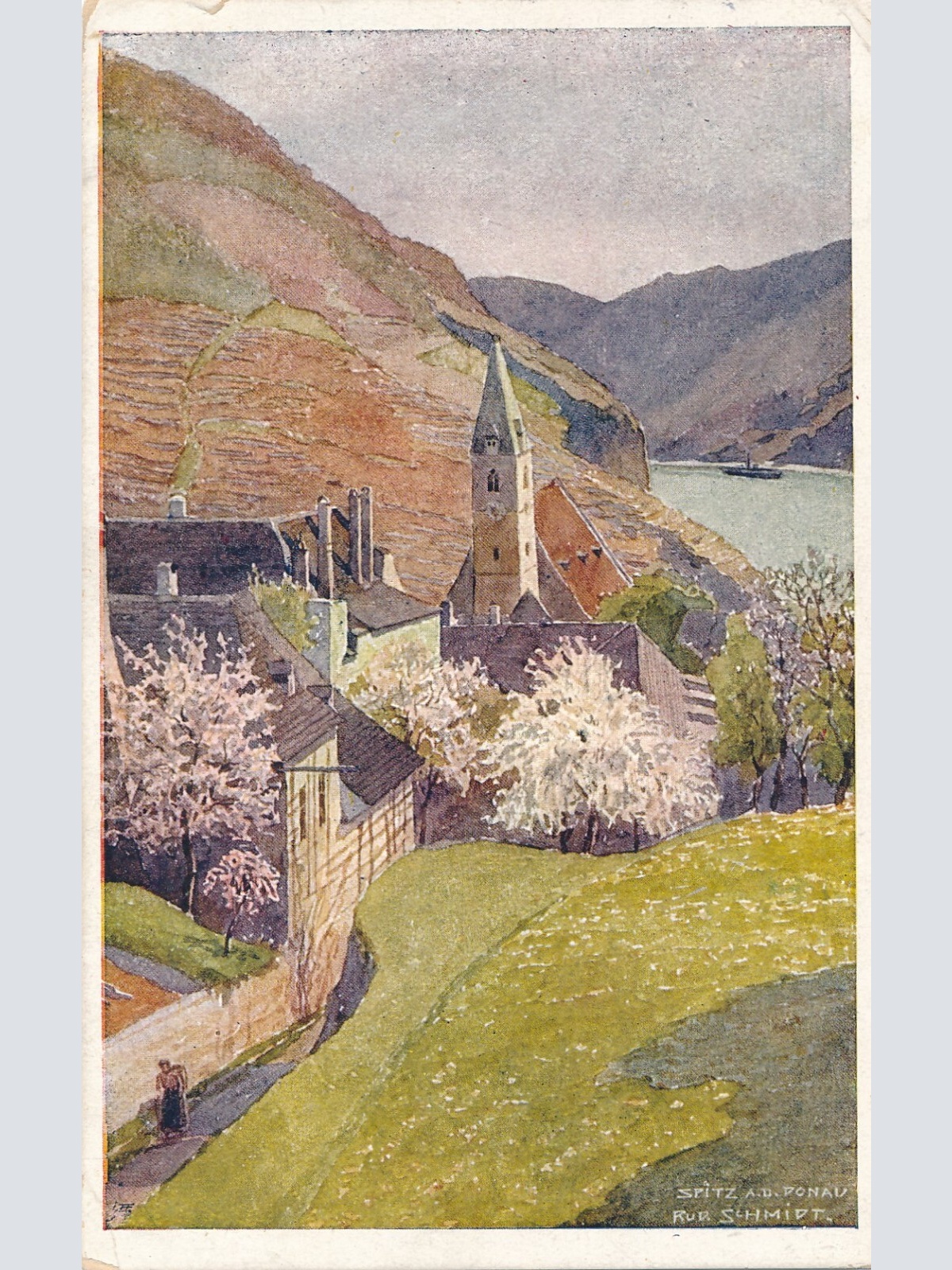 AK, Spitz, Niederösterreich, Ansichtskarte (S3988)