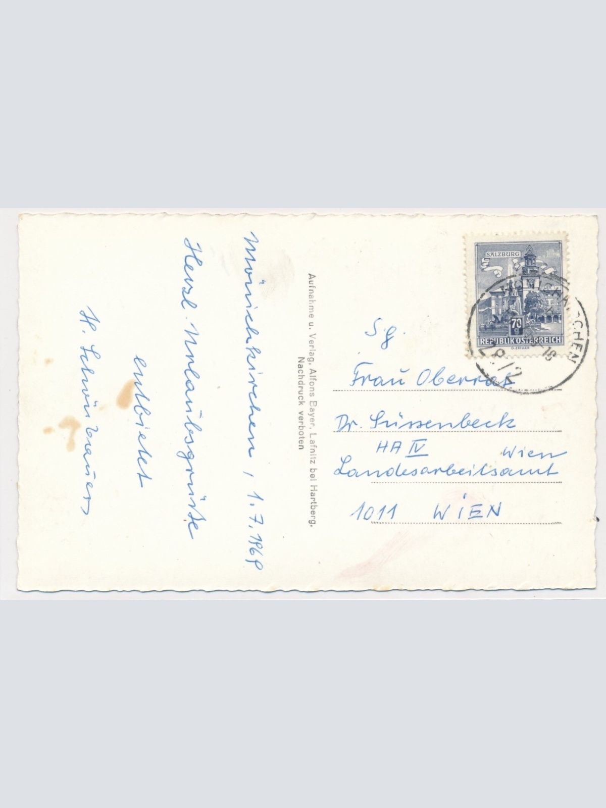 AK, Mönichkirchen, Niederösterreich, Ansichtskarte (S4058)