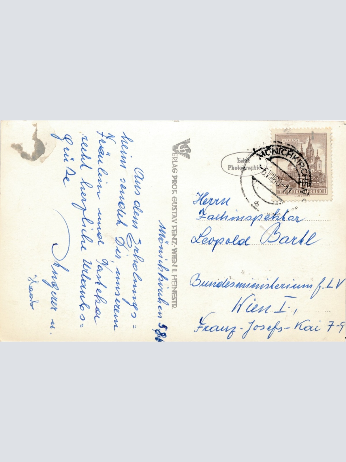 AK, Mönichkirchen, Niederösterreich, Ansichtskarte (S4066)