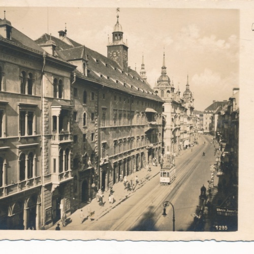 AK aus Graz Strassenansicht Steiermark Ansichtskarte (13863)