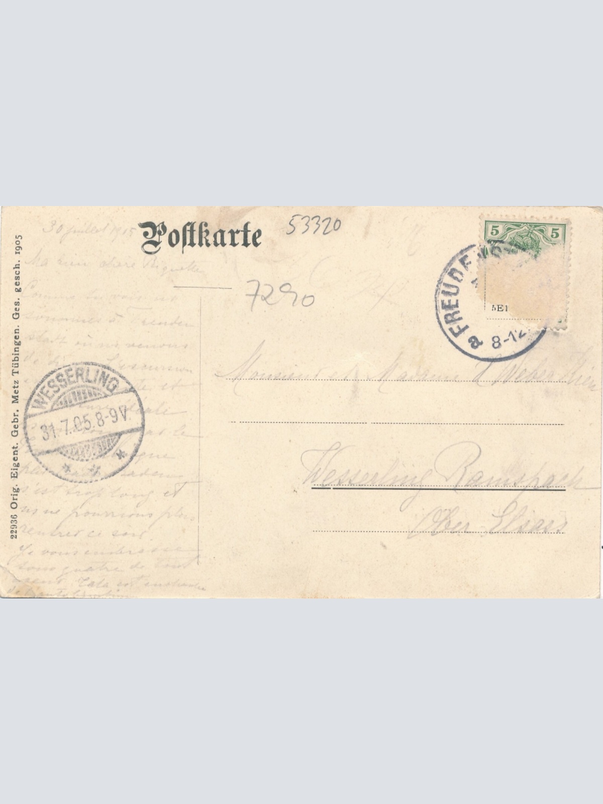 AK, Freudenstadt, Baden-Württemberg, Ansichtskarte (S4094)