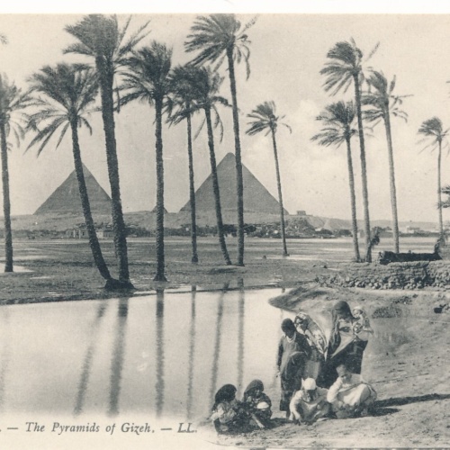 AK, Cairo, Ägypten, Pyramiden von Gizeh, Ansichtskarte (S4102)