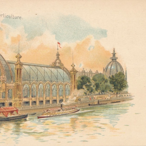 Litho-AK, Palais de l'Horticulture, Paris, Frankreich, Ansichtskarte (S4131)