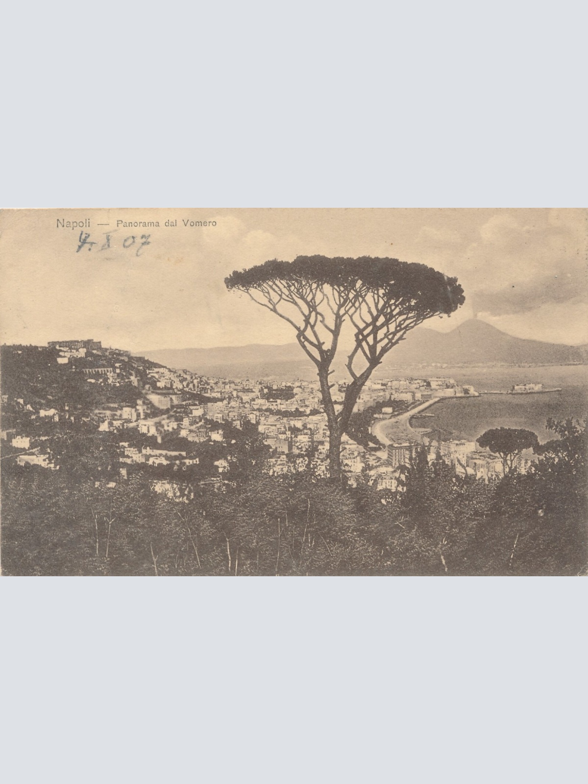 AK, Napoli, Panorama dal Vomero, Italien, Ansichtskarte (S4160)