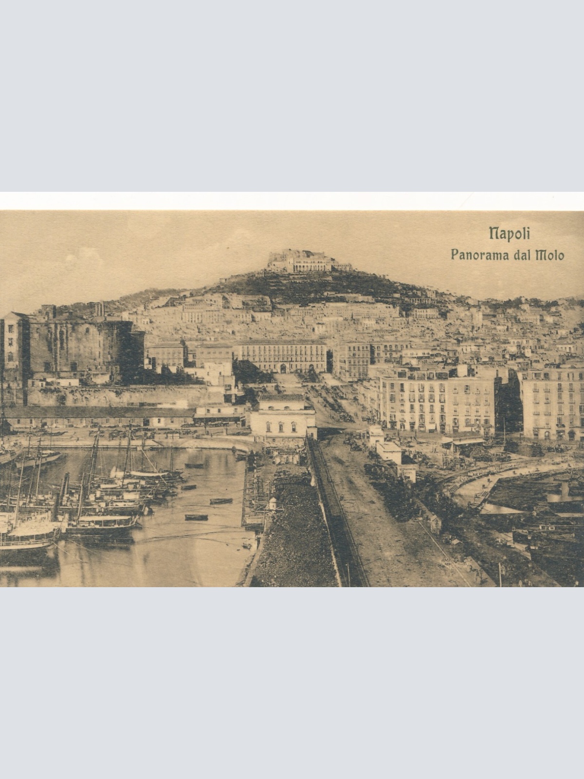 AK, Napoli, Panorama dal Molo, Italien, Ansichtskarte (S4163)