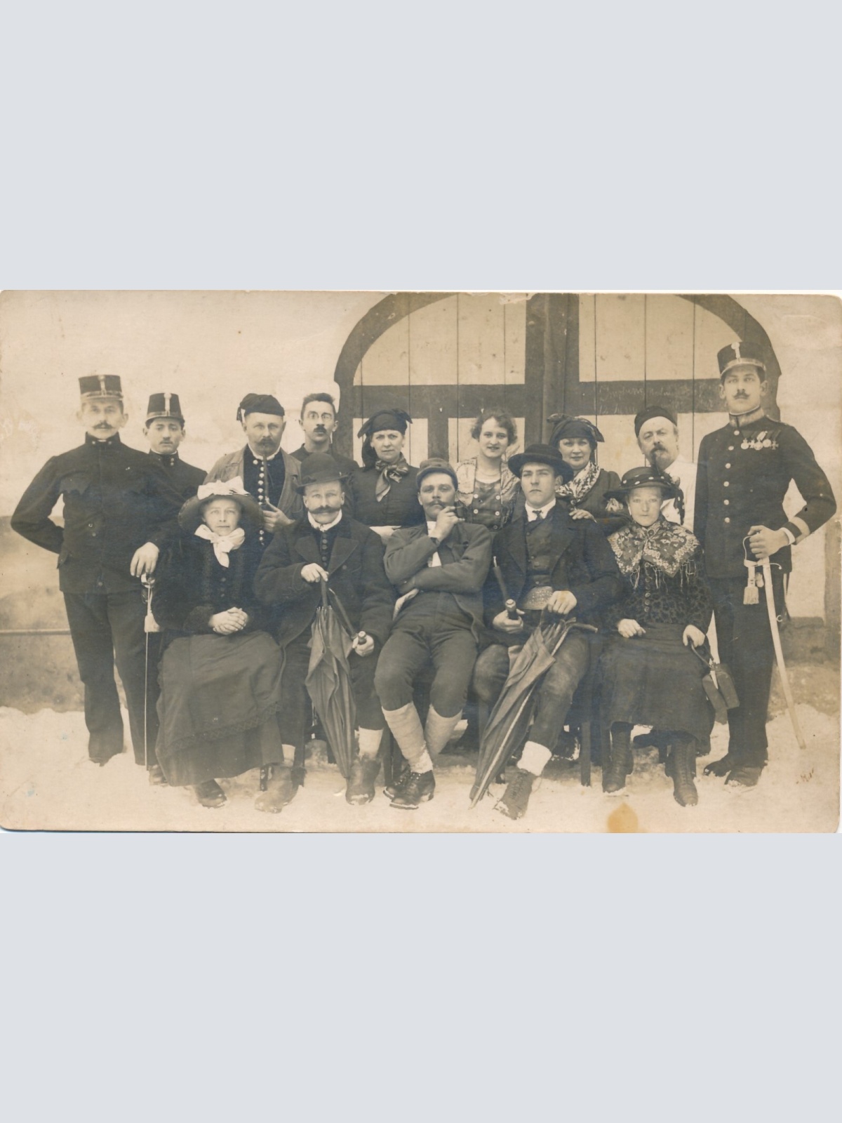 AK Annodazumals Theatergruppe 1920  Ansichtskarte (13931)