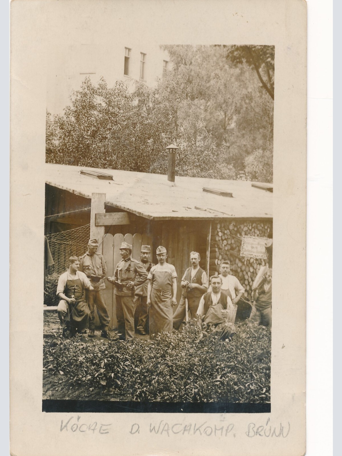 AK Köche der Wachkompanie Brünn Ansichtskarte (13961)