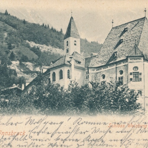AK, Innsbruck, Schloss Weizburg, Tirol, Ansichtskarte (S4228)