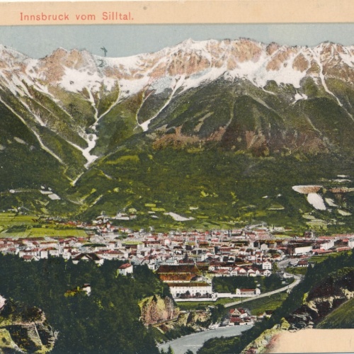 AK, Innsbruck vom Silltal, Tirol, Ansichtskarte (S4230)