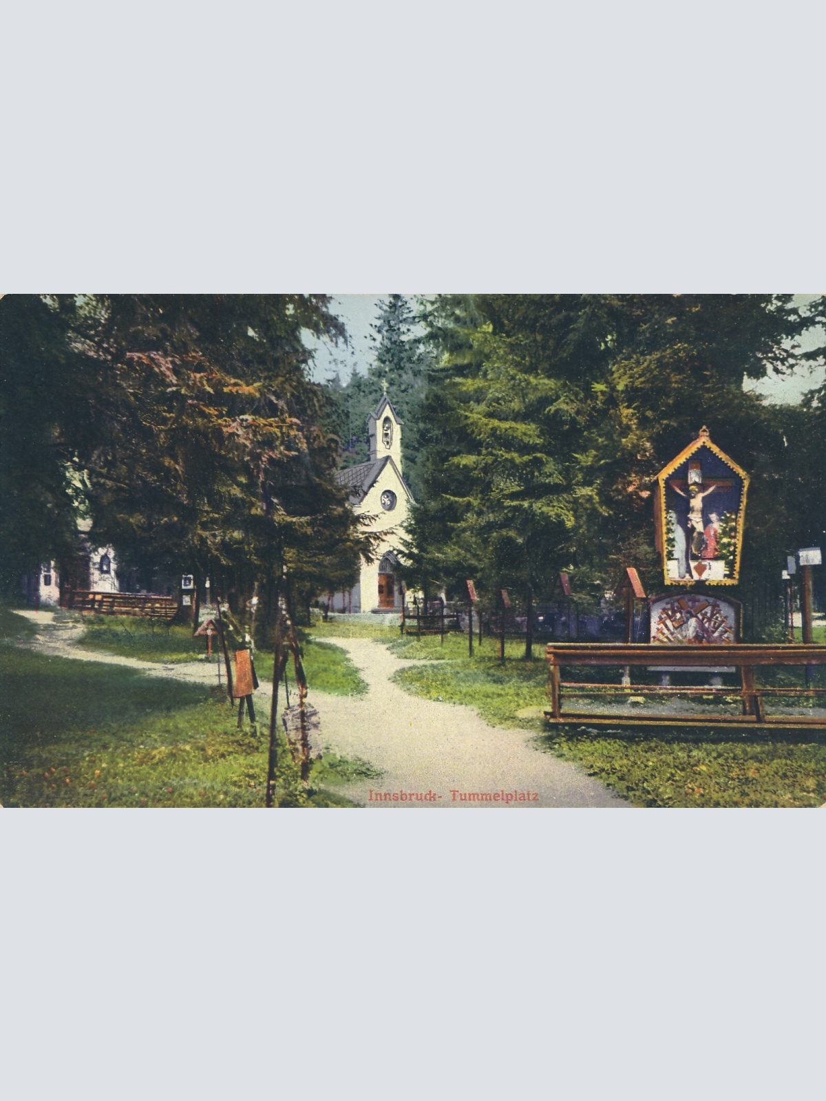 AK, Innsbruck, Tummelplatz, Tirol, Ansichtskarte (S4237)