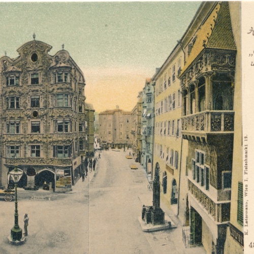 AK, Innsbruck, Goldenes Dachl, Tirol, Ansichtskarte (S4252)