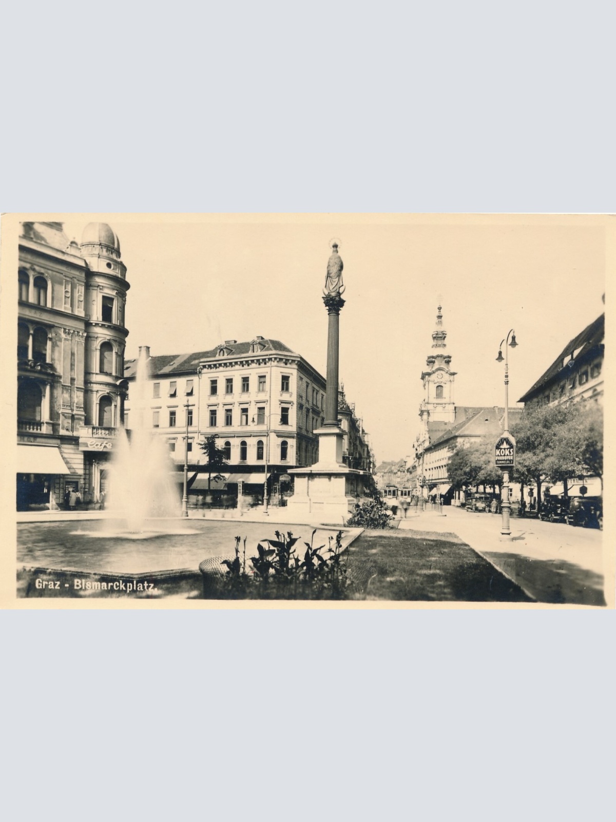 AK, Graz, Steiermark, Bismarckplatz, Ansichtskarte (S4262)