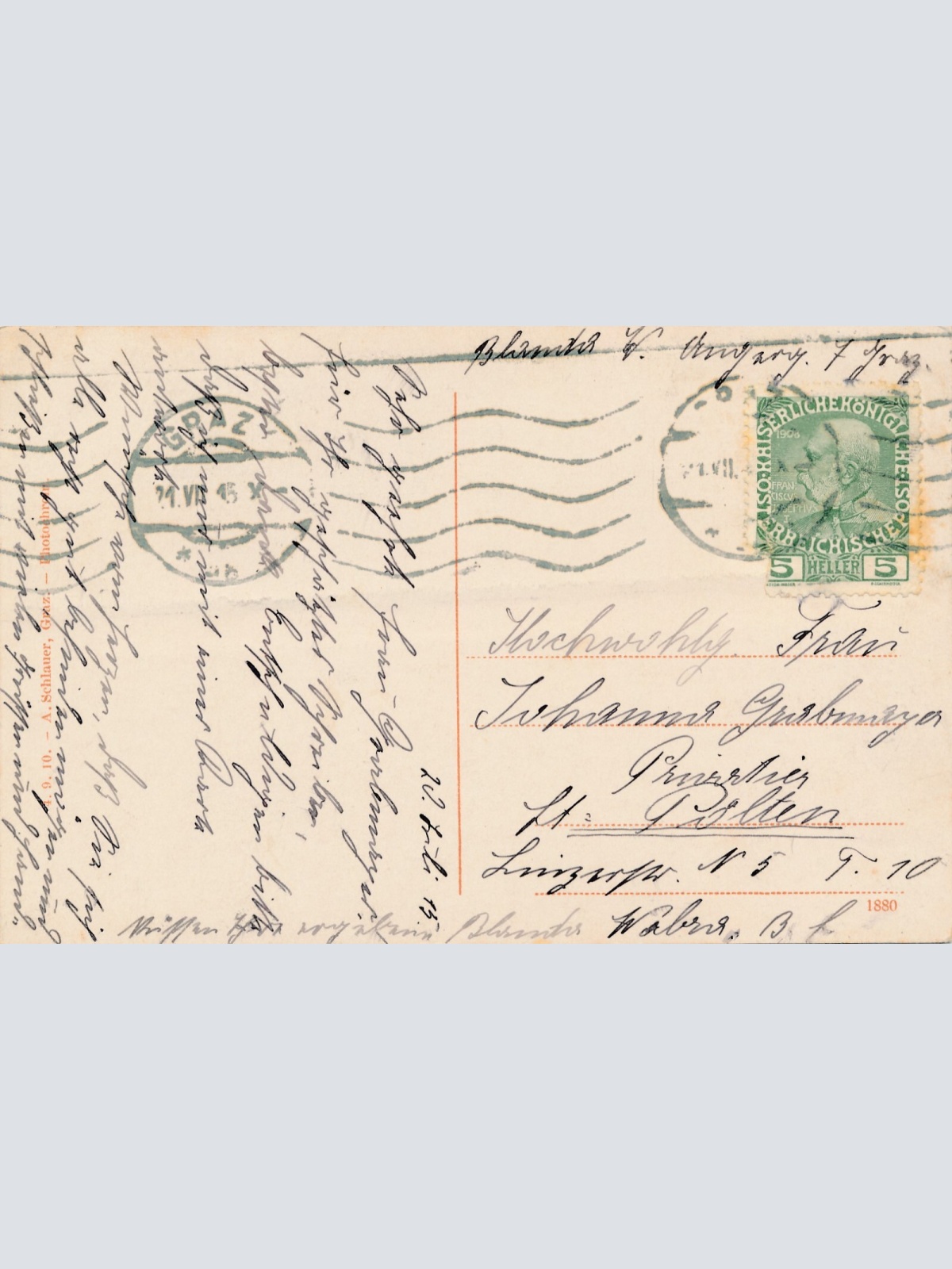 AK, Graz, Steiermark, Schlossberg, Ansichtskarte (S4265)