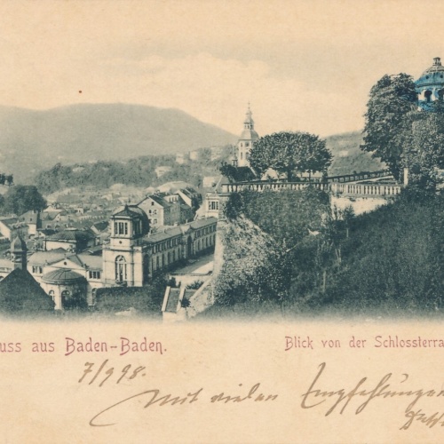 AK, Baden-Baden, Baden-Württemberg, Ansichtskarte (S4286)