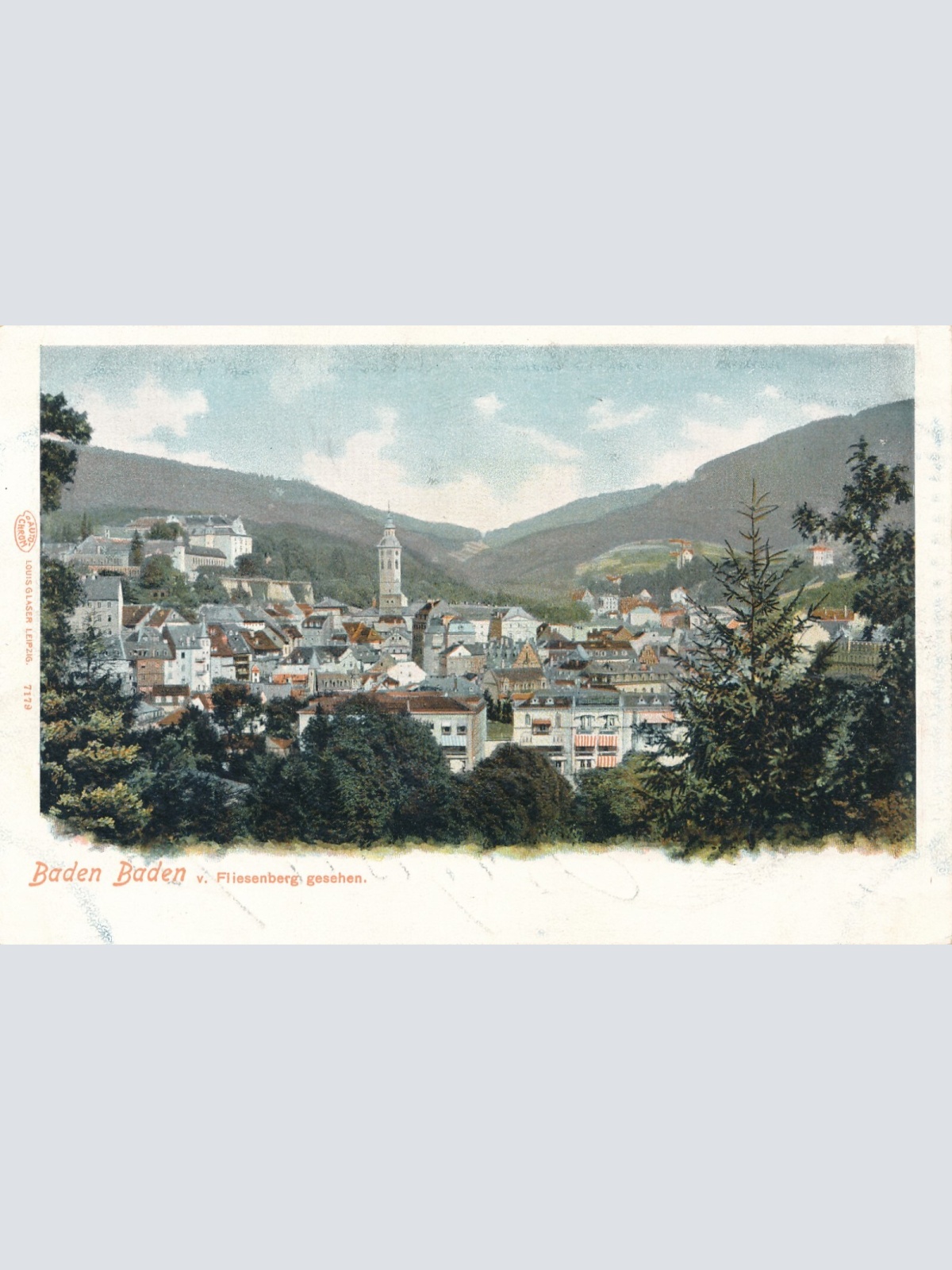 AK, Baden-Baden, Baden-Württemberg, Ansichtskarte (S4287)