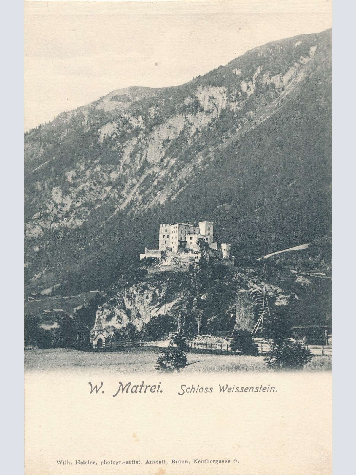 AK, Matrei, Tirol, Schloss Weissenstein, Ansichtskarte (S4296)